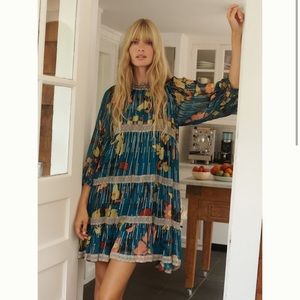 NWT Anthropologie Verb Shimmer Tunic Dress Sz 10